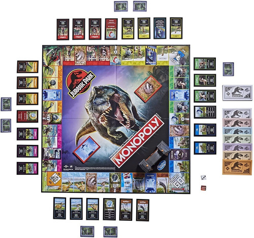 Imagen 5 de 7 de Jurassic Park Monopolio