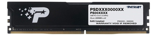 Memoria RAM Signature color negro  16GB 1 Patriot PSD416G266681