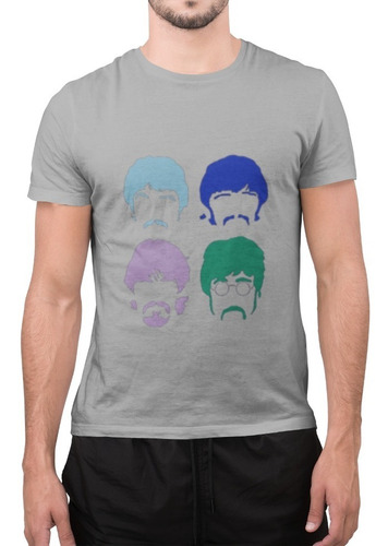 Polera Unisex The Beatles Rock&roll Arte Estampado Algodon