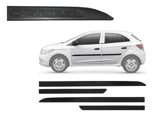 Moldura Lateral Chevrolet Con Relieve En Prime