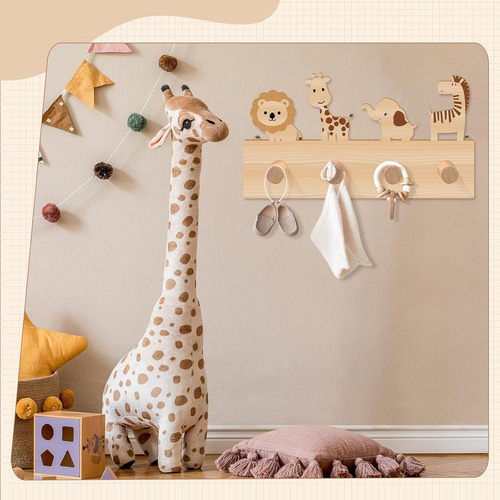 Ganchos De Pared Ganchos De Madera Para Abrigos De Animales
