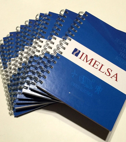 Imagen 2 de 9 de Agendas 2023 Corporativas Personalizadas Cuaderno Espiralado
