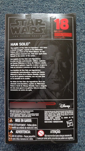 Old Han Solo Star Wars The Black Series 6 Pulgadas Hasbro (Usado)