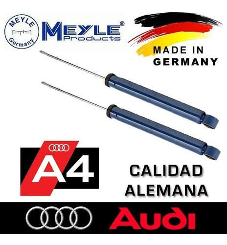 Amortiguador Trasero Audi A4 2007-2016 Gas Par Meyle Germany