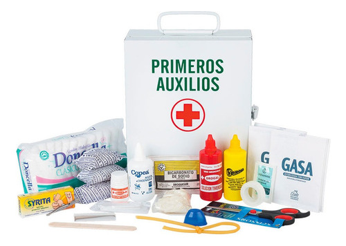 Botiquín De Metal Primeros Auxilios 35 Elementos Of Eversafe