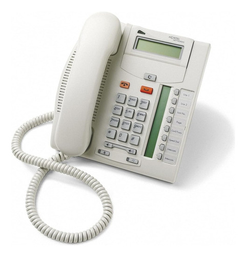 Nortel T7208 Teléfono Platino