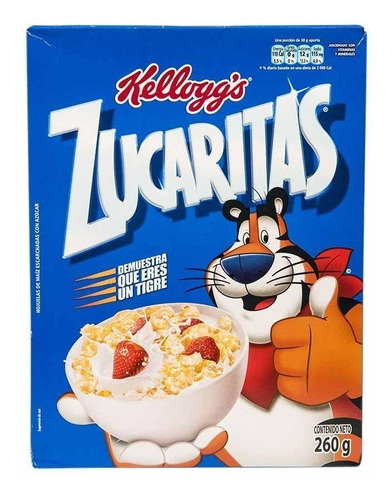 Caja Cereal Zucaritas De 260 Grs Con 28 Piezas