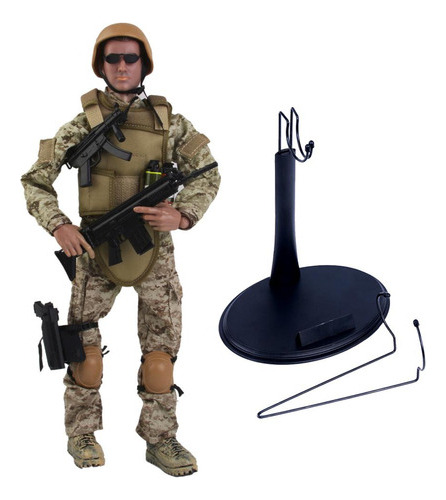 Figura De Acción Modelo Soldado 1:6 Con Pantalla Tipo C/u [u