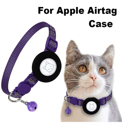 Para Collar De Gato Integrado Airtag Con Gps Reflectante