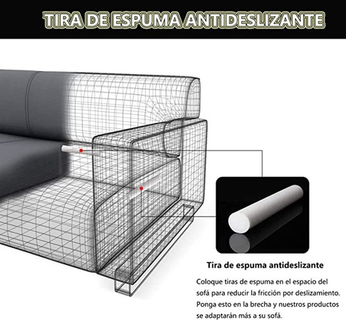 Protector Cubre Sala Ajustable Stretch Fit Elástico