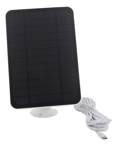 Panel Solar Portátil De 4 W Y 5 V Para Cámara De Seguridad B