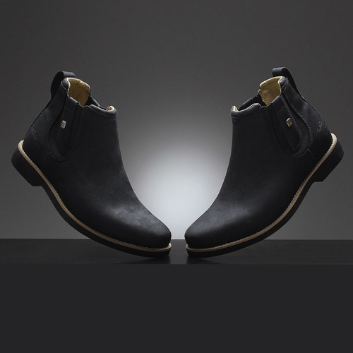 Imagem 7 de 7 de Botina Masculina Zebu Preta Original Cano Curto 23216