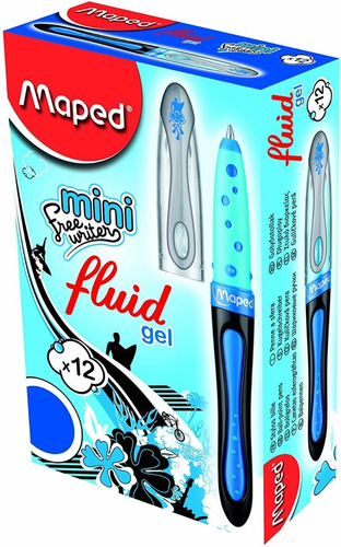 Imagen 3 de 4 de Pack X2 Lapicera De Gel Maped Free Writer Mini