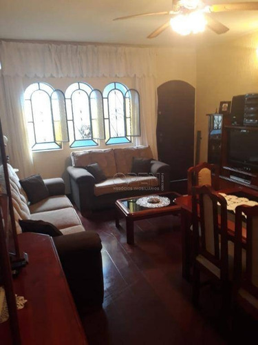 Casa Com 4 Dormitórios À Venda, 257 M² Por R$ 1.205.000,00 - Vila Scarpelli - Santo André/sp - Ca0594