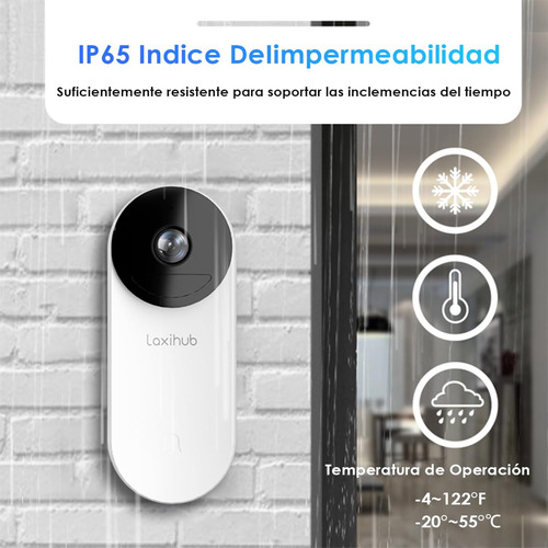 Timbre Easytao 18s Con Cámara 1080p Wifi Batería Recargable