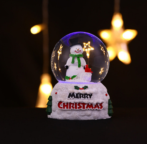 Bola De Cristal Brillante De Navidad, Escritorio De Cristal
