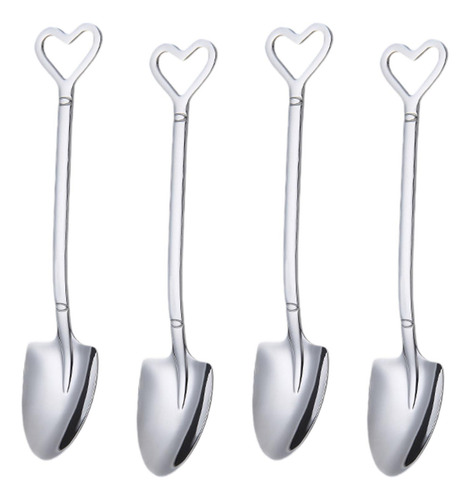 4 Cucharas Con Forma De , Cuchara Para Café, Té, Utensilio