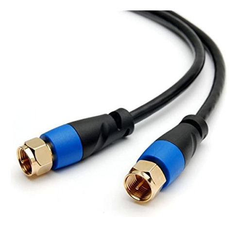 Bluerigger Cable Coaxial De Audio Y Video Digital 6 Pies Neg