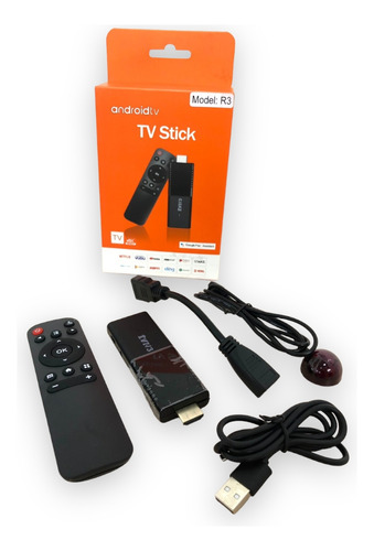 Convertidor A Smart Tv Stick 4k Hdmi + Control Apps +netflix