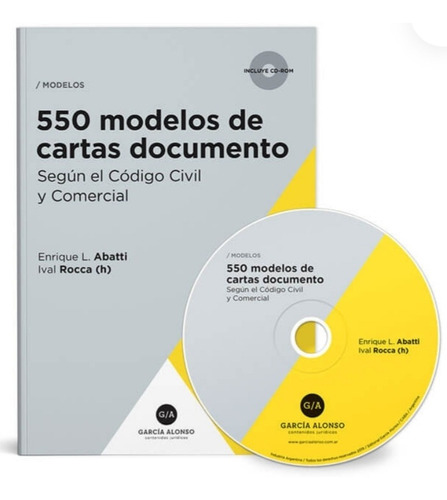 550 Modelos De Cartas Documento Del Ccyc - Abatti, Roc