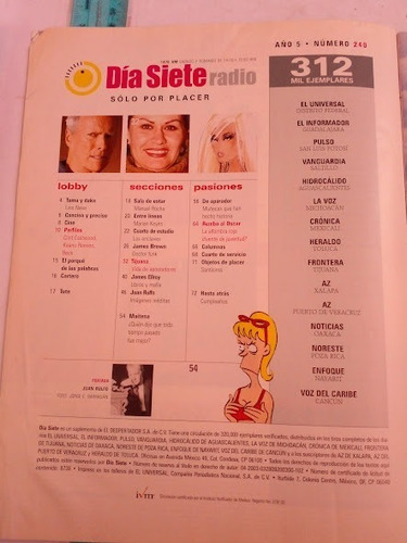 Revista Semanal Dia Siete No 240 Año 5 (Usado)