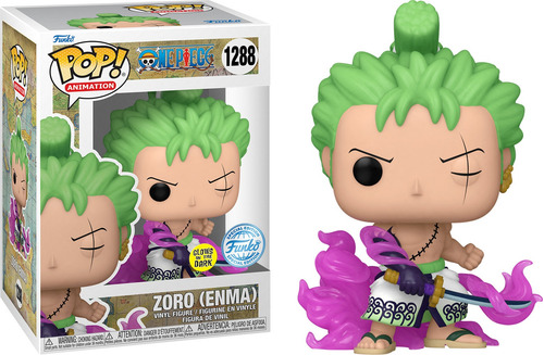 Figura De Accion Zoro (enma) 1288 One Piece Funko Pop Animation Special Edition Ver.glow In The Dark