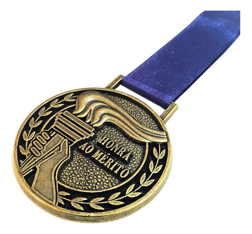 Medalha Honra Ao Mérito Metal 55mm +grossa +qualidade 5un