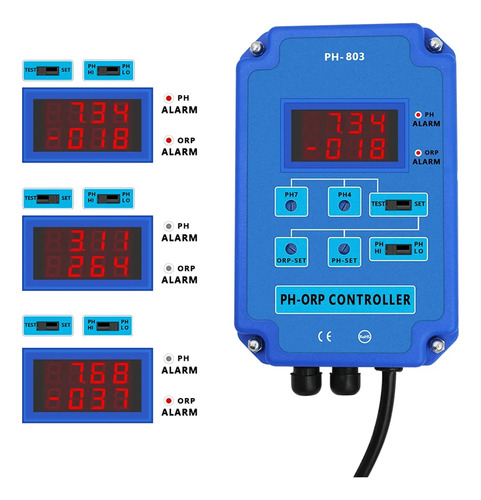 Monitor Orp De Ph T5digital 2 E 1 Controlador Redox Com Potê