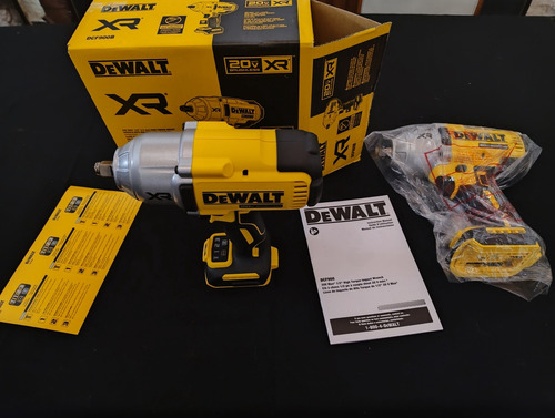 Llave De Impacto Dewalt Dcf900 Inalámbrica 1/2 Color Amarillo