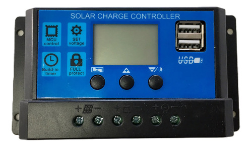 Controlador De Carga Solar Pwm De 10 A Para Panel Solar