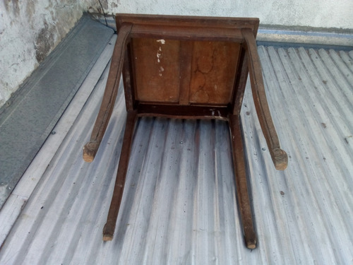 1/2-antigua Mesa Mesita Bar Provenzal Roble 60 X 50 X 78 Alt (Usado)