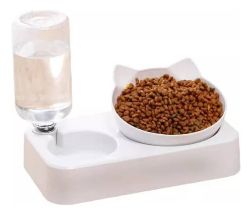 Alimentador E Dispensador De Água Para Cães Gatos Pequenos
