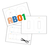 Comprar Kit Imprimible Molde Letras Y Números 3d 16 Cm Editables  