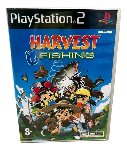 Harvest Fishing Play 2 Com Capa E Pôster Ps2