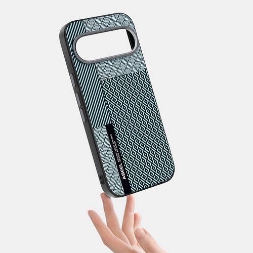 Funda Para Google Pixel 9 Pro Xl 9a, Carga Inalámbrica, Negocios, Textura De Fibra De Carbono, Cámara Circular, Teléfono Móvil