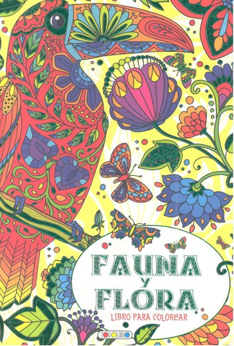 Libro Fauna Y Flora Verde Libro Para Colorear