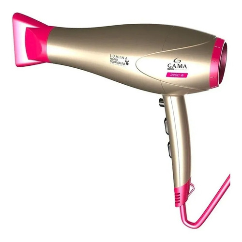 Secador Gama Profesional Lumina Nano Tourmaline Frio Calor