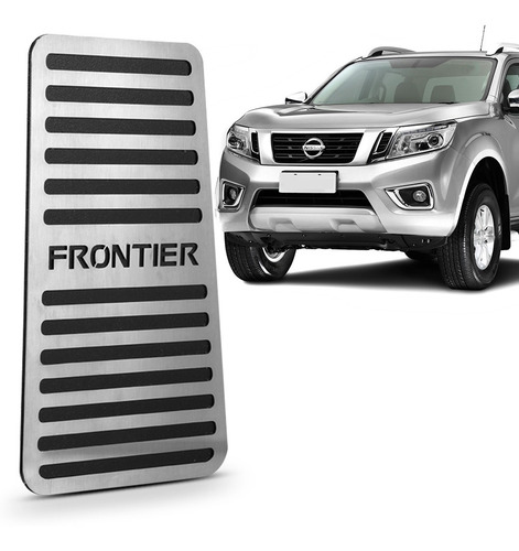 Descanso Pé Aço Inox Frontier 2017 2018 2019 2020 2021