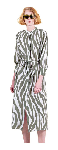 Vestido Largo Envolvente Playa Marca Losan® Mod.312-7033al