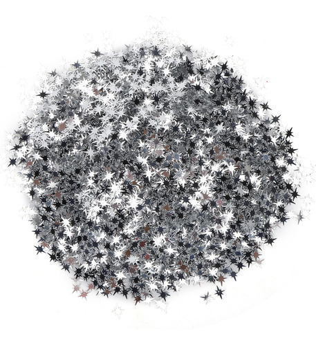 1 Paquete De Lentejuelas De Pvc Con Forma De Estrella Con Pu