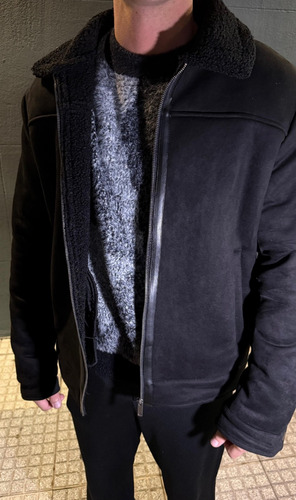 Campera Feel Good Negra Black Haven Gamulan Hombre