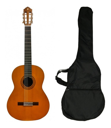 Guitarra Acústica Clásica C40 Yamaha Mas Funda Evzpro
