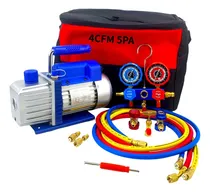 Comprar 4cfm 1\u002F3hp Bomba De Vacío + Manómetro R134a R22 R410a R404a