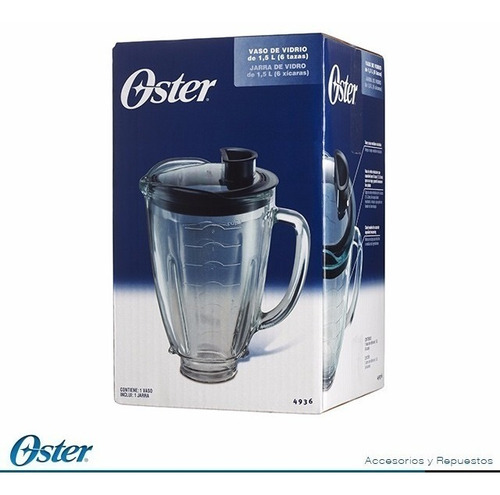 Imagen 4 de 6 de Vaso De Vidrio Licuadora 4936 Reversible 1,5l Original