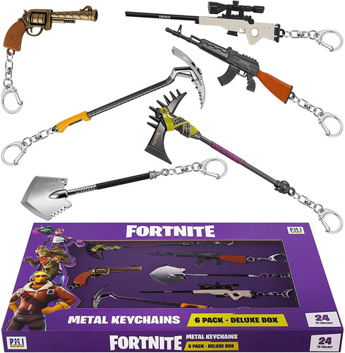 Llavero De Metal Fortnite, Colección Battle Royale,  P...