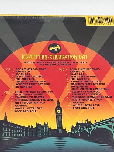Imagem 4 de 4 de Dvd + 2 Cds - Led Zeppelin: Celebration Day (2012)