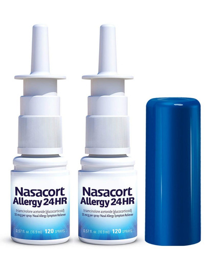Nasacort Alergia Nasal Spray 24 Horas, 16,9 Ml (2 Botellas),