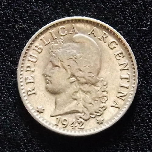 Argentina 5 Centavos 1942 Excelente Cj 172