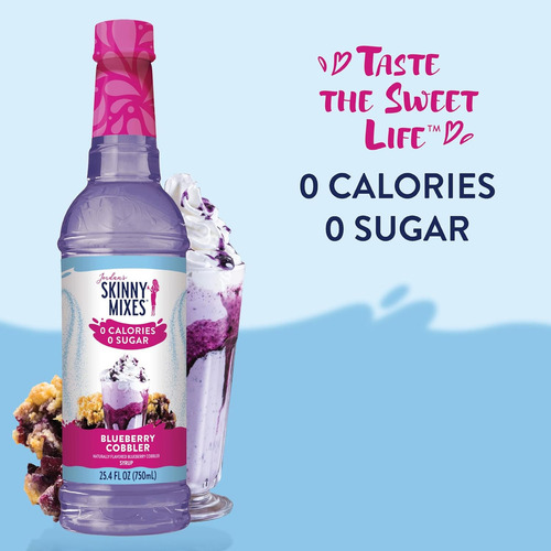 Jordan's Skinny Syrups Blueberry Cobbler Syrup 750 Ml
