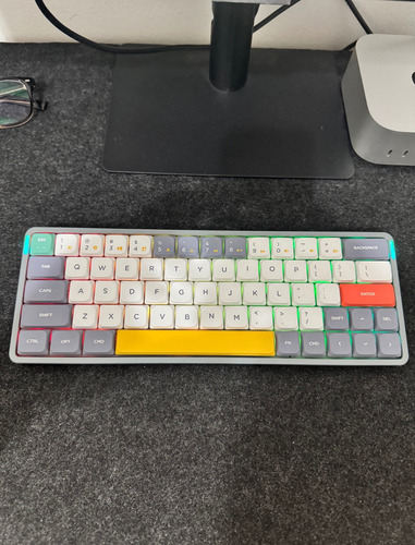 Teclado Nuphy Air60 En Excelente Estado Blanco Inglés Us (Usado)